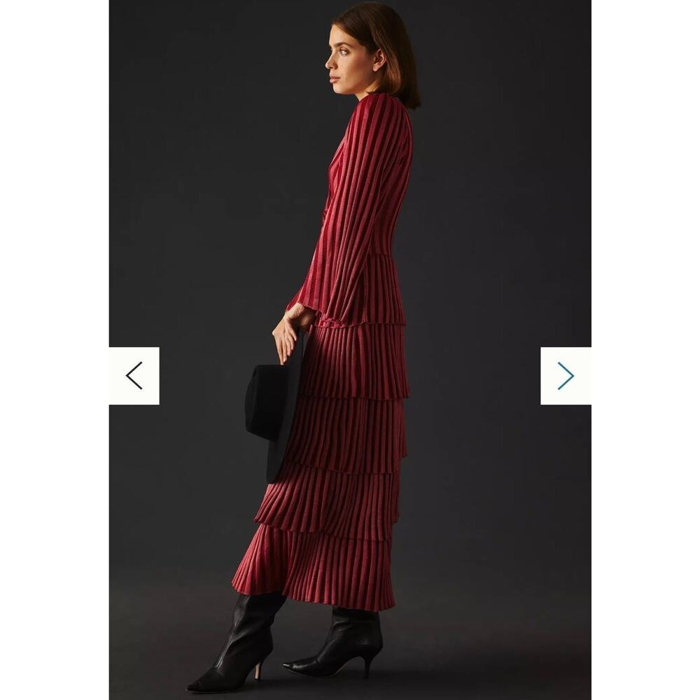 NWT❤️Anthropologie Cecilia Prado Twist-Front Dress szMP - Picture 5 of 11